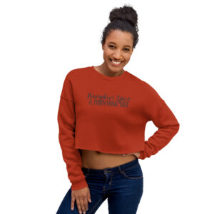 Pumpkin Spice and Everything Nice | Ladies Crop Sweatshirt
