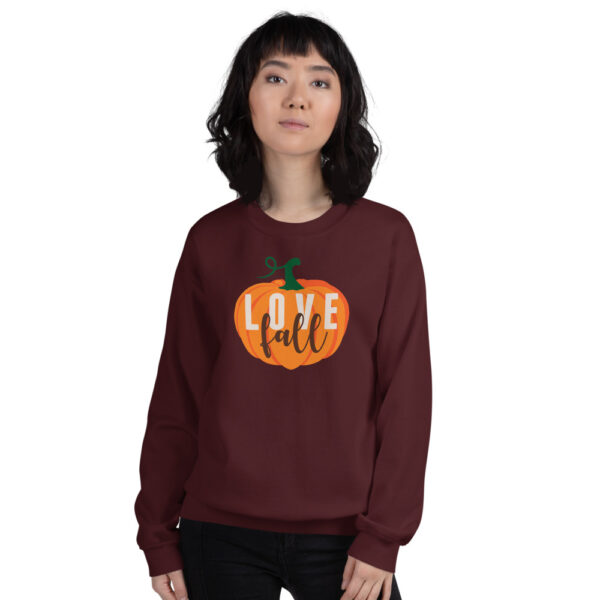 Love Fall Pumpkin | Unisex Sweatshirt - Image 7