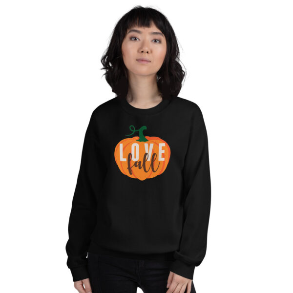 Love Fall Pumpkin | Unisex Sweatshirt - Image 3