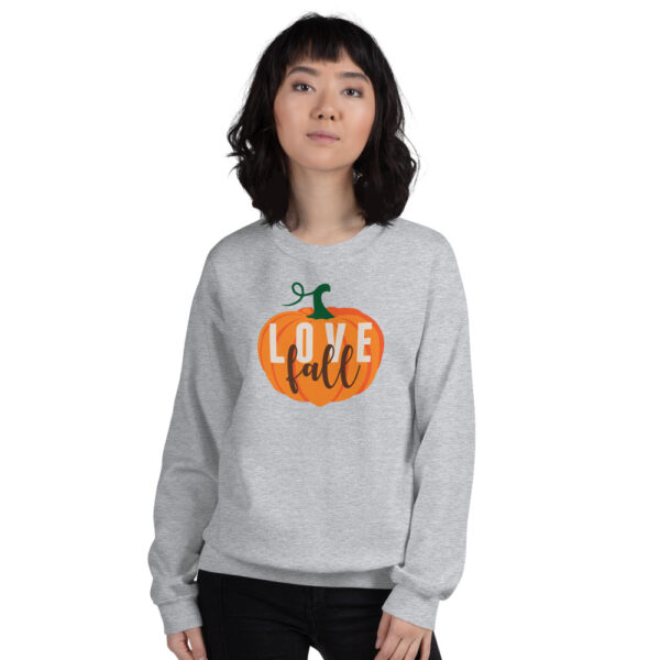 Love Fall Pumpkin | Unisex Sweatshirt - Image 5