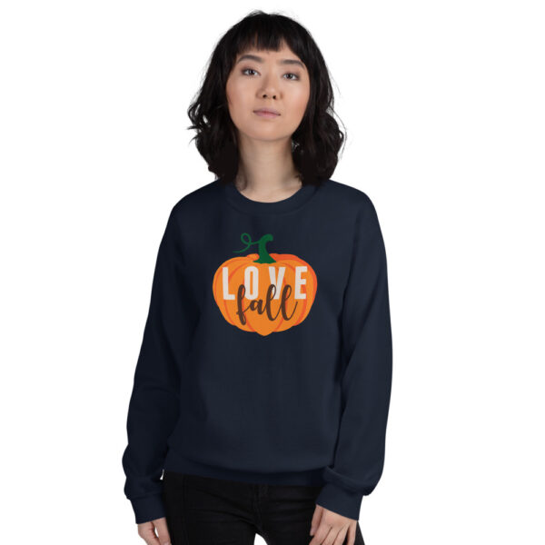 Love Fall Pumpkin | Unisex Sweatshirt - Image 4